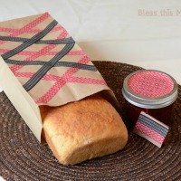 Washi Tape Canning Lids and Paper Bags