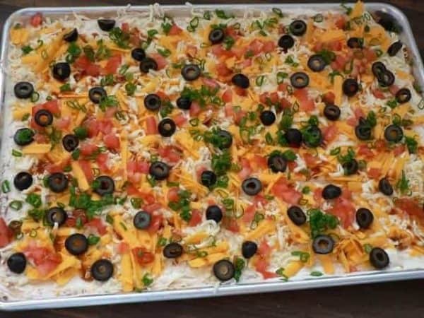 7 layer bean dip