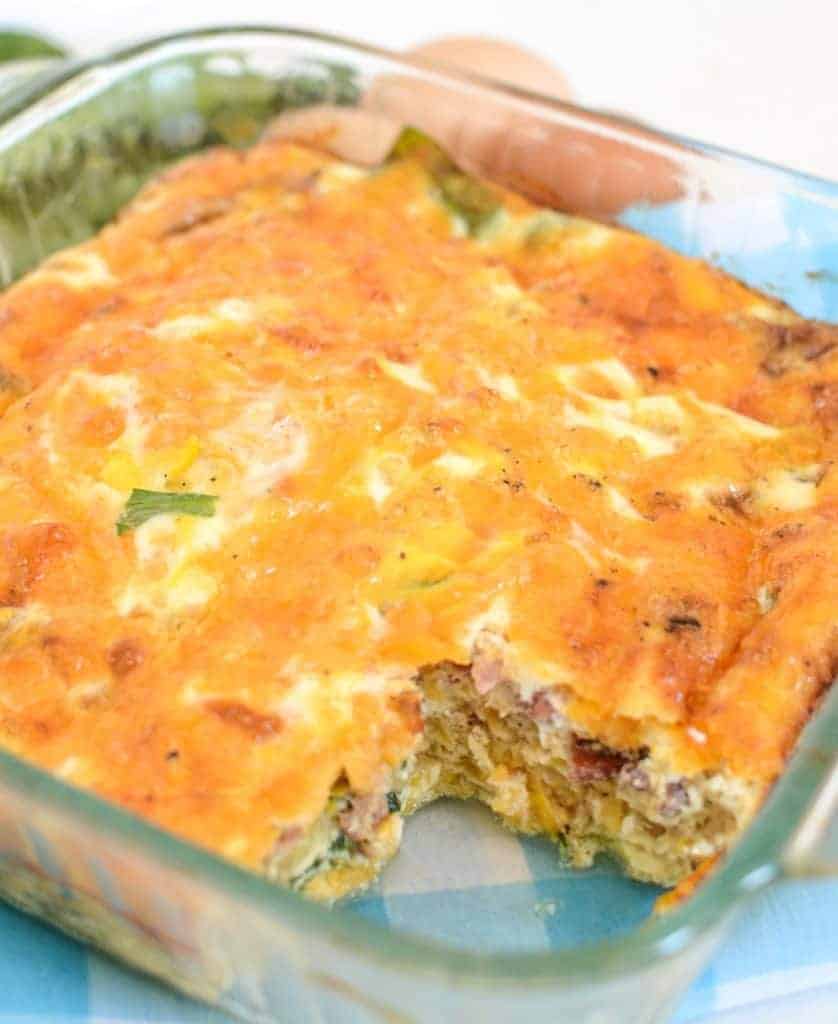 Easy Vegetable and Cheese Egg Bake Bless This Mess