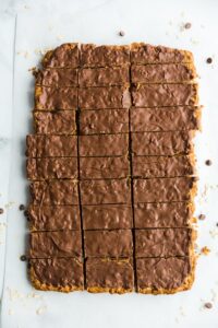 Chocolate Peanut Butter Oatmeal Cookie Bars