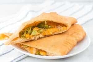 Cheesy Chicken and Broccoli Calzones