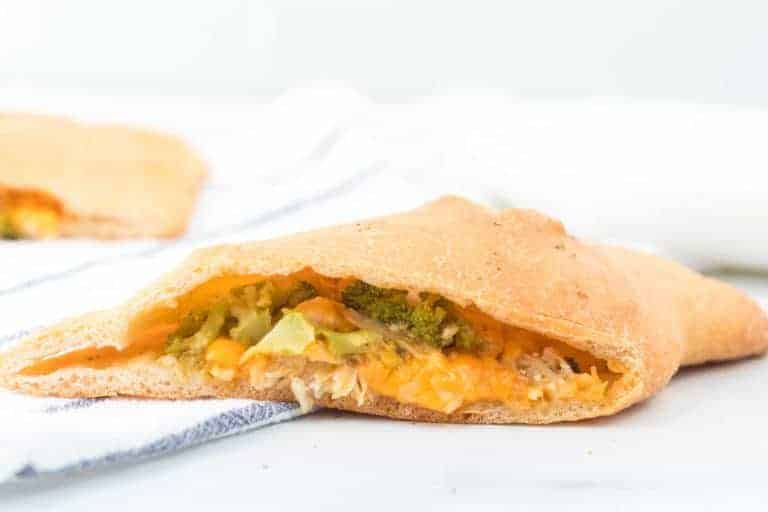 Cheesy Chicken and Broccoli Calzones — Bless this Mess