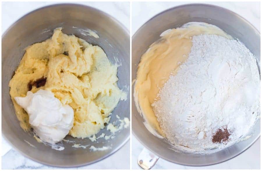 These perfect sugar cookies are moist and soft but keep their shape well, and are perfect for any holiday occasion! They're simple to make, too. Just make the dough, chill it, roll it, shape it, and bake it! And of course, don't forget to decorate it. #sugarcookies #sugarcookie #sugarcookierecipe #baking #cookies #cookierecipe #christmascookies