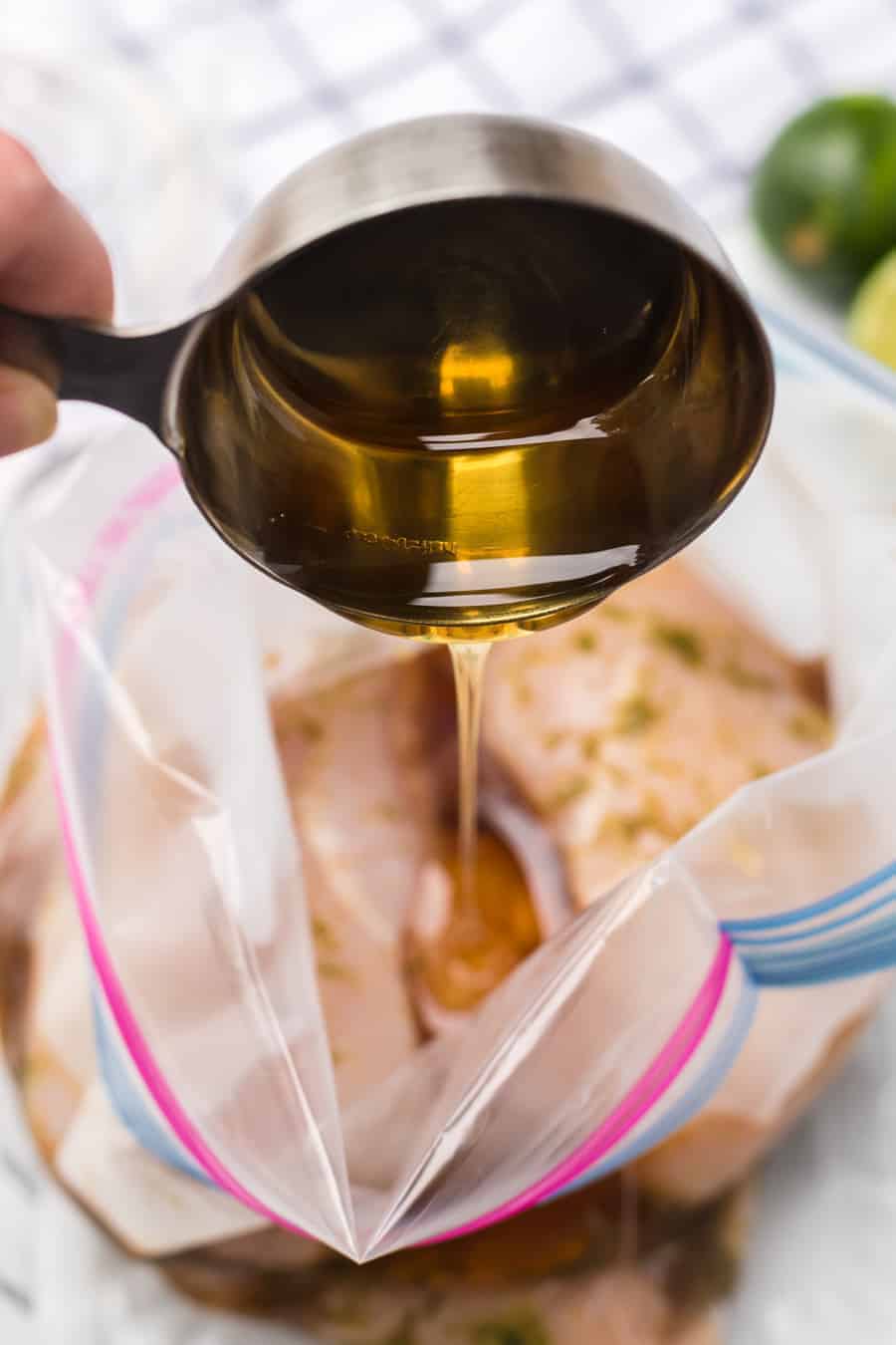 Grilled honey lime chicken breast is bright, sweet, and smoky, and is just as delicious on its own as a main dish as it is on top of salads, tacos, or anything else!