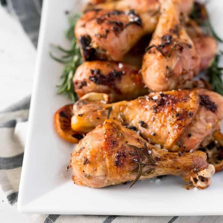 Simple Oven Roasted Chicken Drumsticks Easy Chicken Dinner Recipe