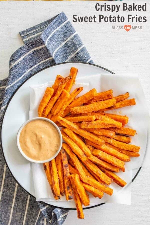 The BEST Crispy Homemade Sweet Potato Fries Recipe