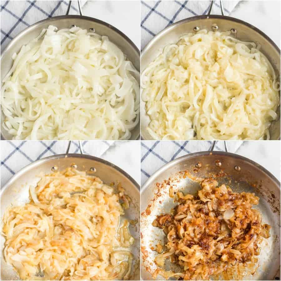 Caramelized onions are sweet, creamy, and luxurious to the palate. The low and slow cooking method cuts any of that tangy, sharp flavor that raw onions are so well known for, making these the perfect addition to just about any entree!