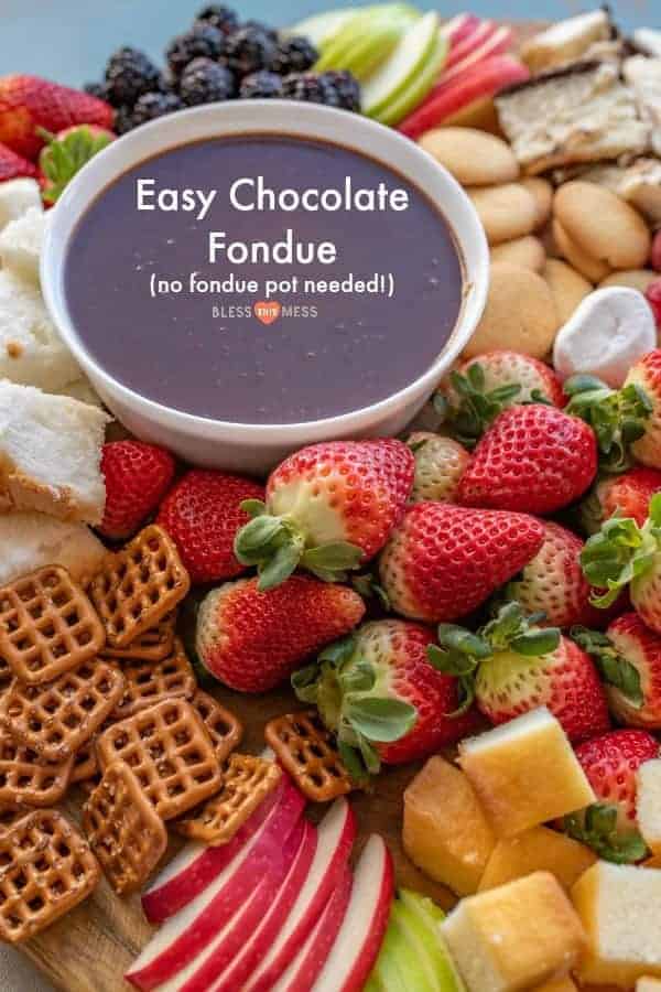 Homemade Chocolate Fondue Recipe | Easy Chocolate Dessert Idea!