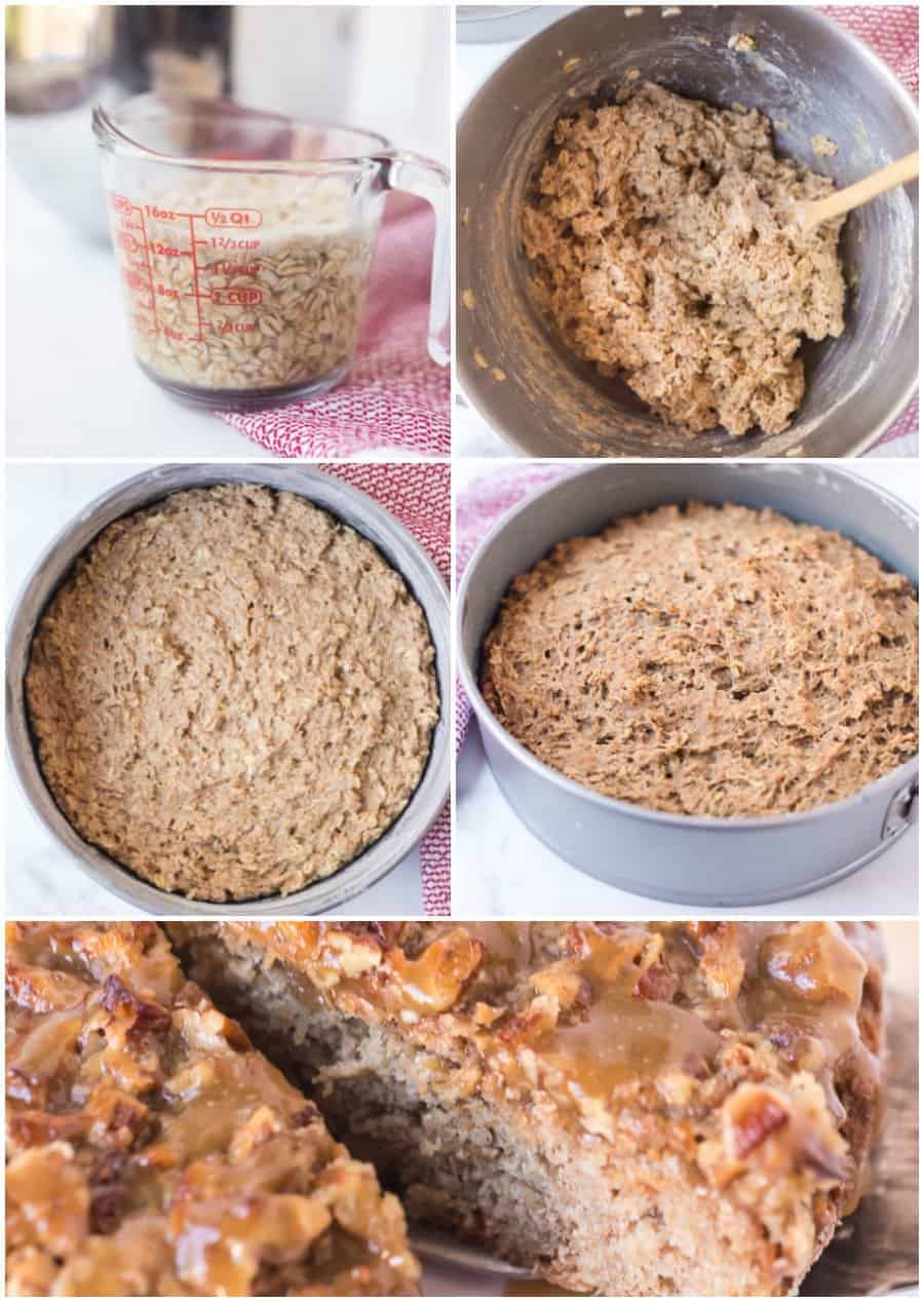 old fashioned oatmeal cake recipe how to image