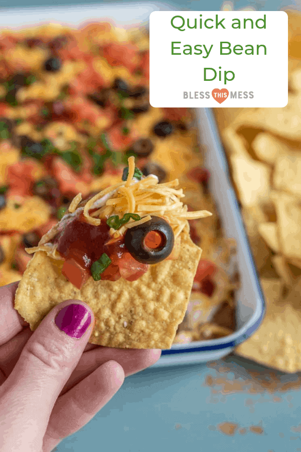 quick and easy bean dip