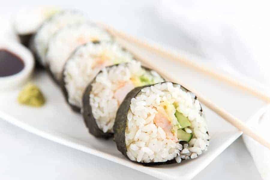 Easy Shrimp Sushi Recipe — Bless this Mess