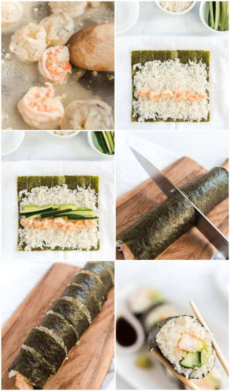 Easy Shrimp Sushi Recipe — Bless this Mess