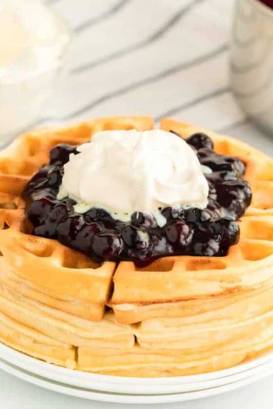 Blueberry Topping for Waffles, Pancakes, or Ice Cream Best Waffle Sauce