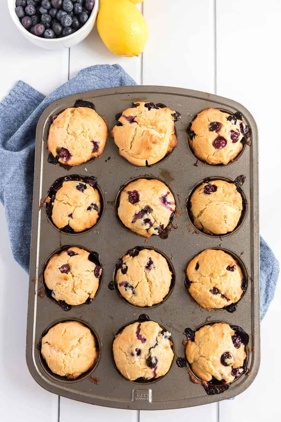 How To Make Blueberry Lemon Muffins