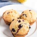 Fruity and light, Blueberry Lemon Muffins are the perfect on-the-go breakfast, and they're easier than you could imagine to make.