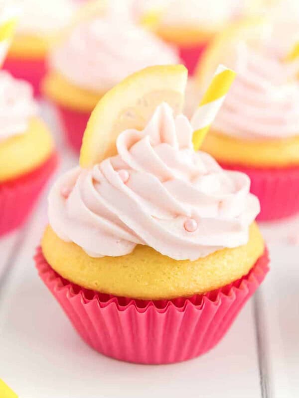 Not only are Pink Lemonade Cupcakes absolutely adorable--they're also the fluffiest tart and refreshing bite of lemony cake and frosting, perfect for any summer celebration.