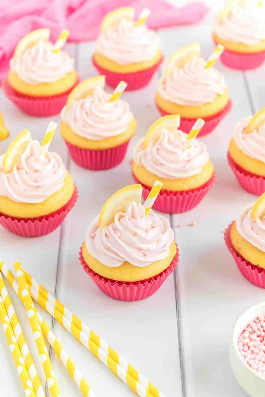 Not only are Pink Lemonade Cupcakes absolutely adorable--they're also the fluffiest tart and refreshing bite of lemony cake and frosting, perfect for any summer celebration.