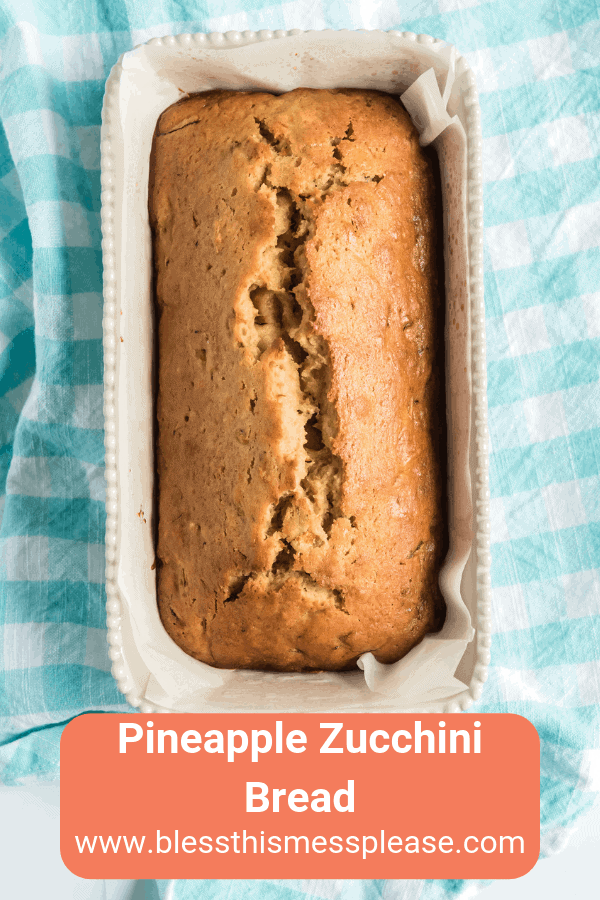 Moist and sweet, zucchini pineapple bread is a scrumptious and unexpectedly delicious treat that you need to try today!