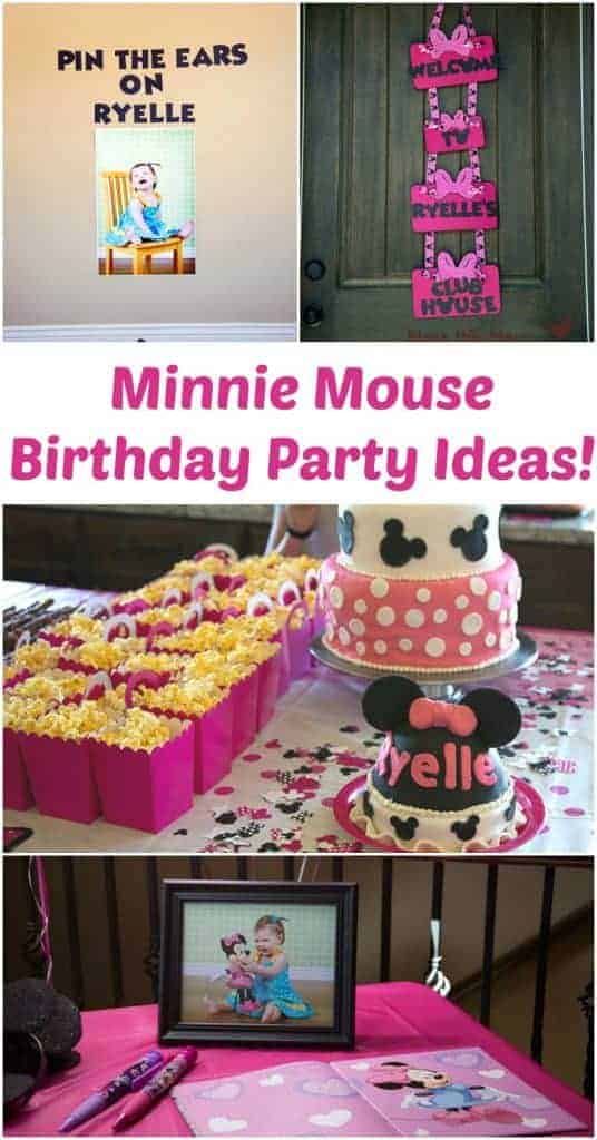  Minnie  Mouse  Birthday  Party  Cute DIY  Disney Party  