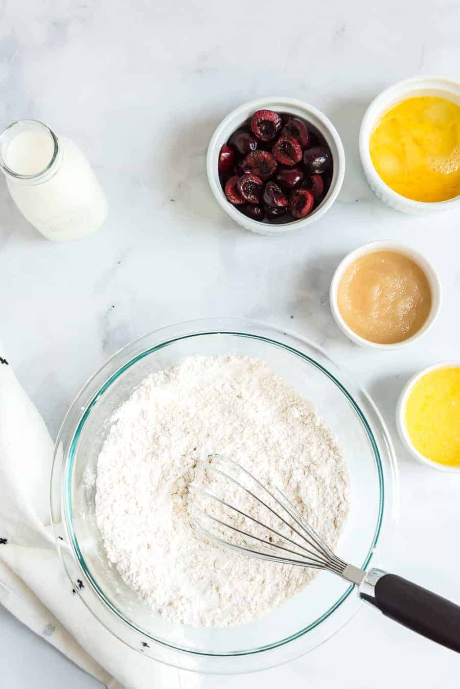 Homemade Cherry Waffles Recipe