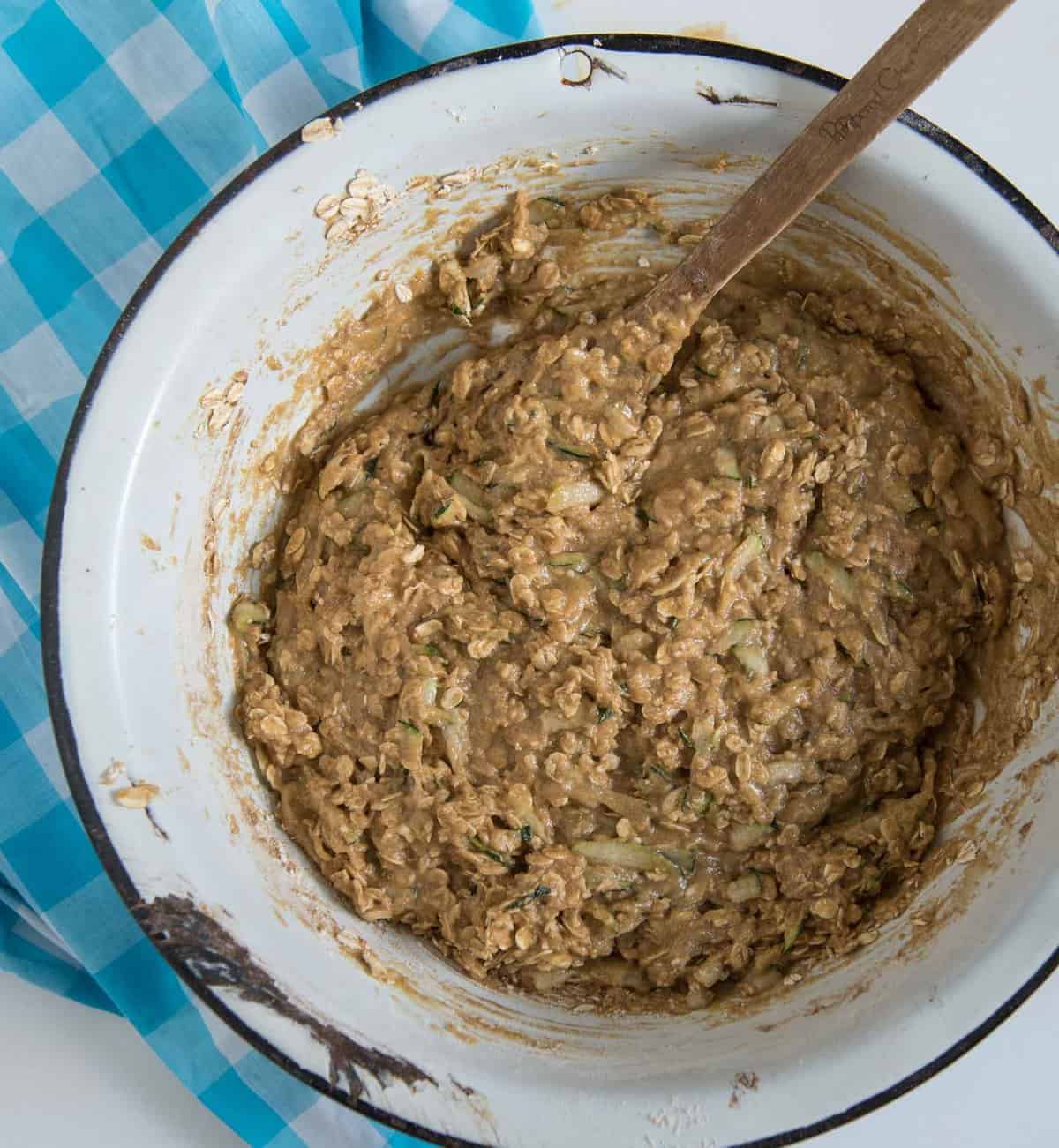 Zucchini Oatmeal Cookies are surprisingly light and fluffy cookies made from oats and shredded zucchini.