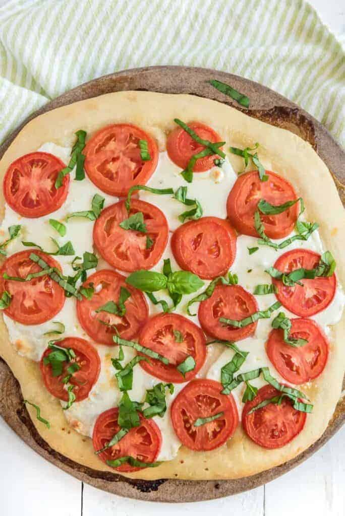 raw margarita pizza