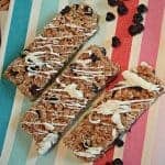 Homemade Granola Bars with White Chocolate