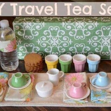 DIY Travel Tea Set