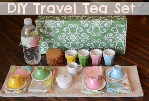 DIY traveler tea set for the bet high-tea in all of Utah