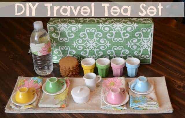 DIY traveler tea set for the bet high-tea in all of Utah