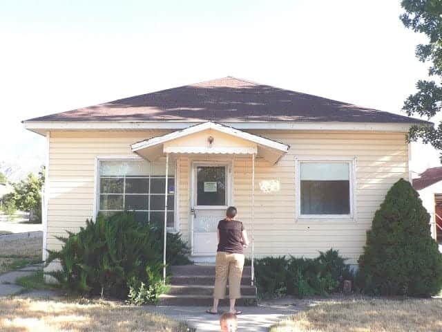 house as purchased, tour before reno