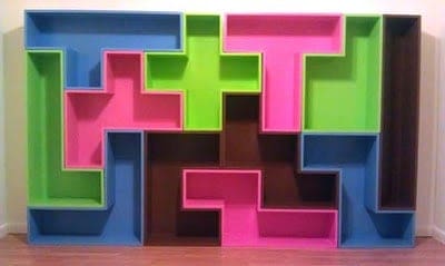 hot to build pentomino shelves