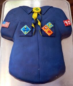 Boy Scout Shirt Cake