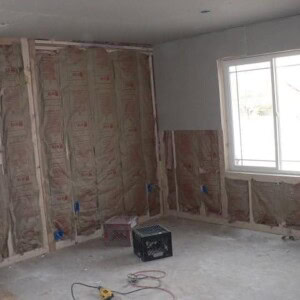 walls before sheetrock