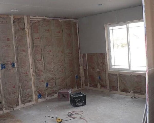 walls before sheetrock