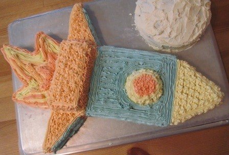rocket cake pan