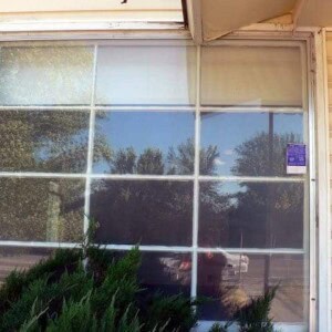 big window in new house