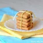 homemade ghram crackers in a nice little stack tied with a bow