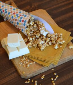 Salted Caramel Corn with White Chocolate