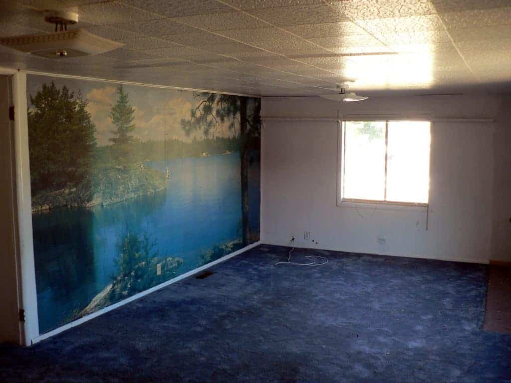 vaulting a ceiling how to, bonus room with ugly mural