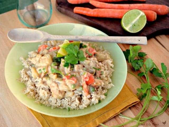Green Thai Chicken Coconut Curry is sweet and creamy, spicy to taste, and pungent with just the right amount of salt... it's a recipe that you've got to try.
