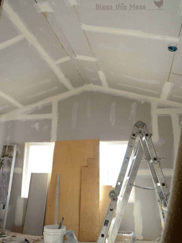 vaulted ceiling, new windows, adding a vaulted ceiling