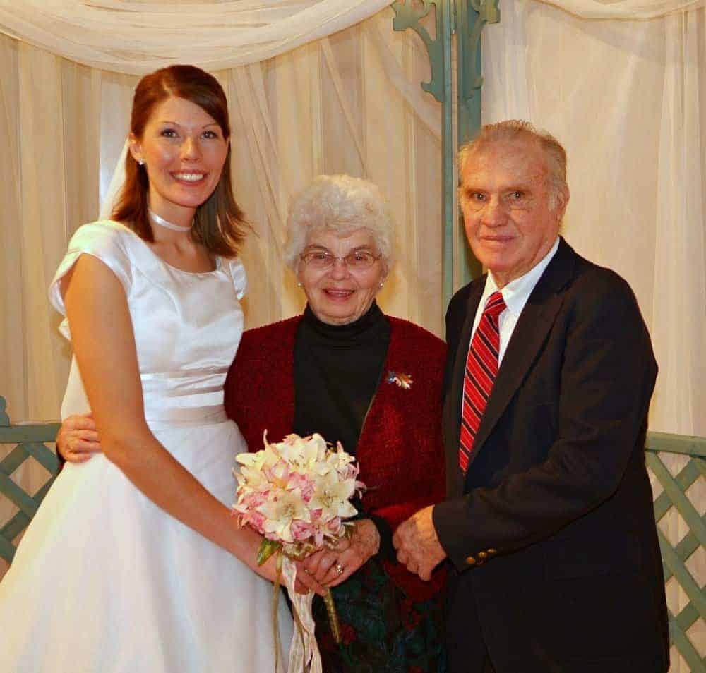 Grandma and Grandpa at my wedding