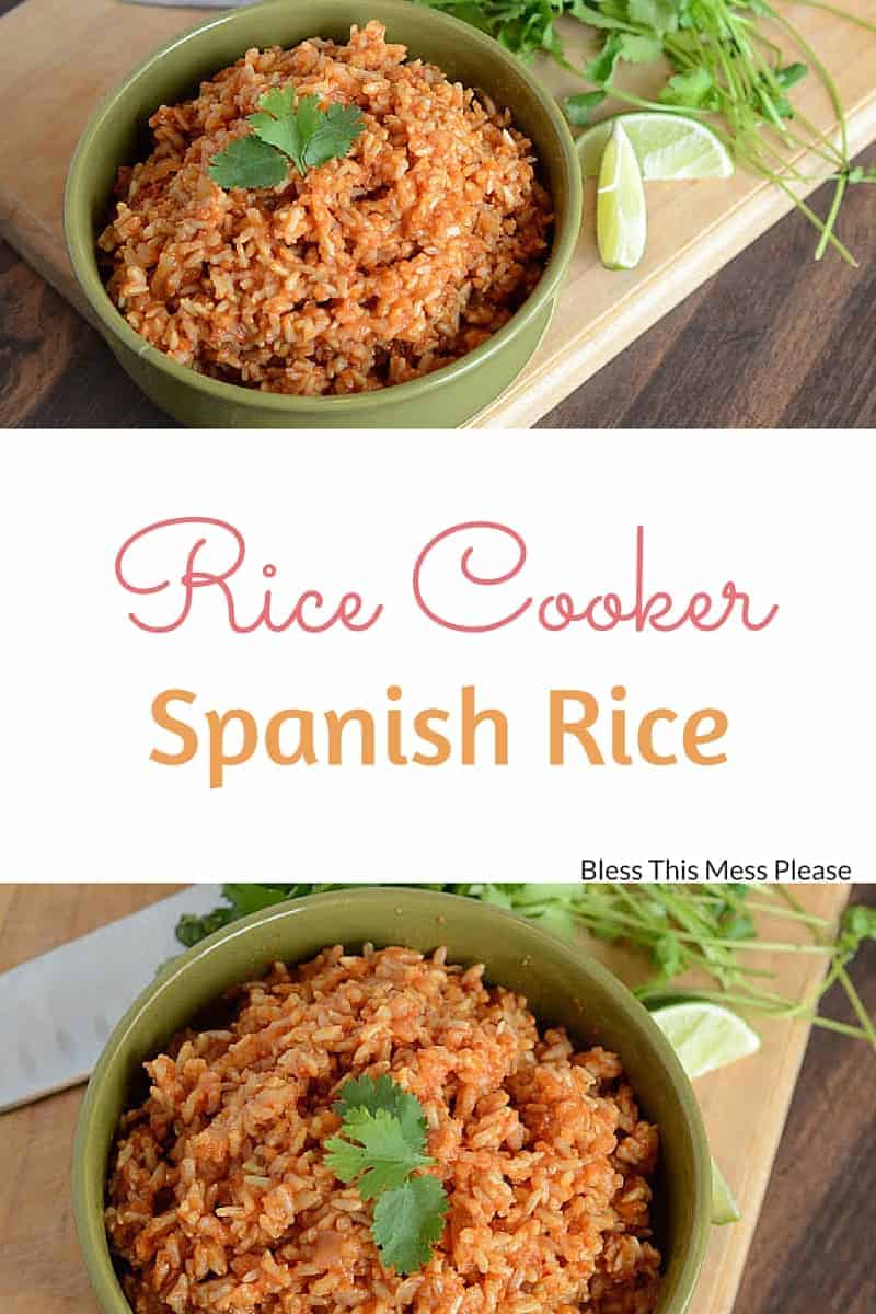 Easy Spanish Rice in the Rice Cooker Bless This Mess