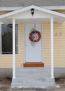 Our Biggest Mess: Small front porch remodel