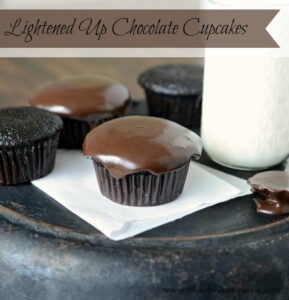Lightened Up Chocolate Cupcakes