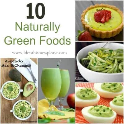 10 Naturally Green Foods for St. Patrick's Day.