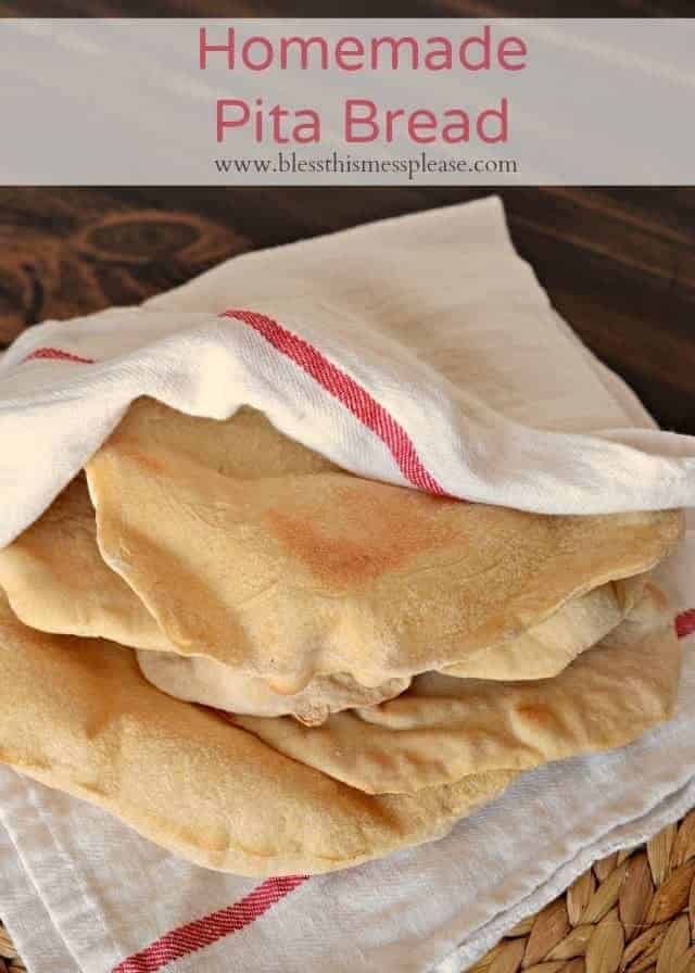 Homemade pita bread with words, wheat pita bread recipe, whole wheat pita bread, how to make pitas at home, King Arthur Flour pita bread recipe