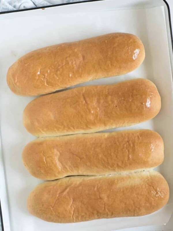 4 loaves of homemade subway bread