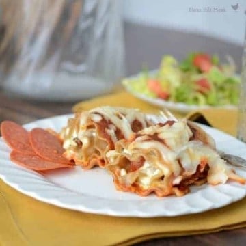 Pepperoni Pizza Lasagna Roll-ups